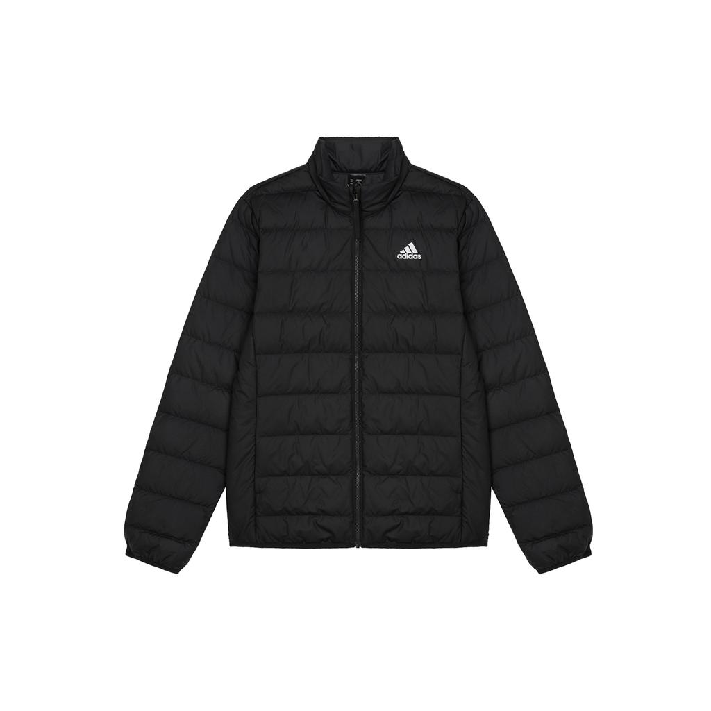 adidas Логотип для активного отдыха, повседневная спортивная легкая теплая куртка-пуховик для мужчин, черная JN4342