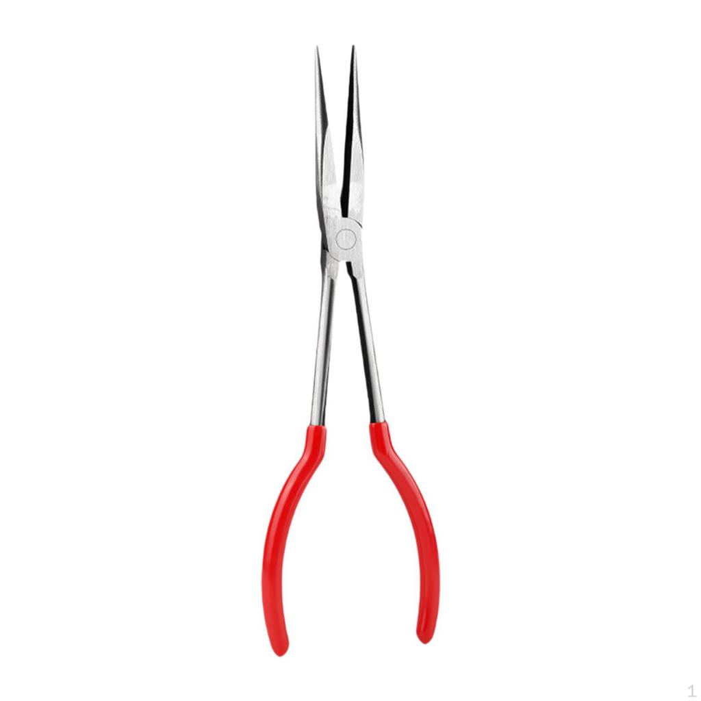 Extended Reach Pliers for Jewelry Crafting with Ergonomic Handles
