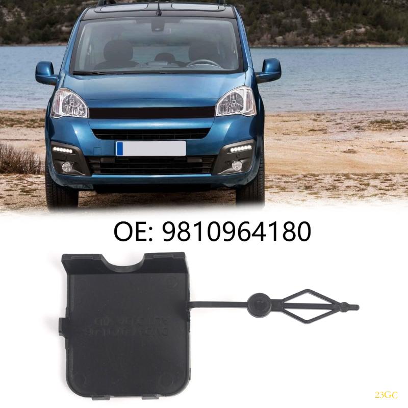 23GC Towing Hook Cover Eye Caps Front Bumper Replace 9810964180 Easy Installation