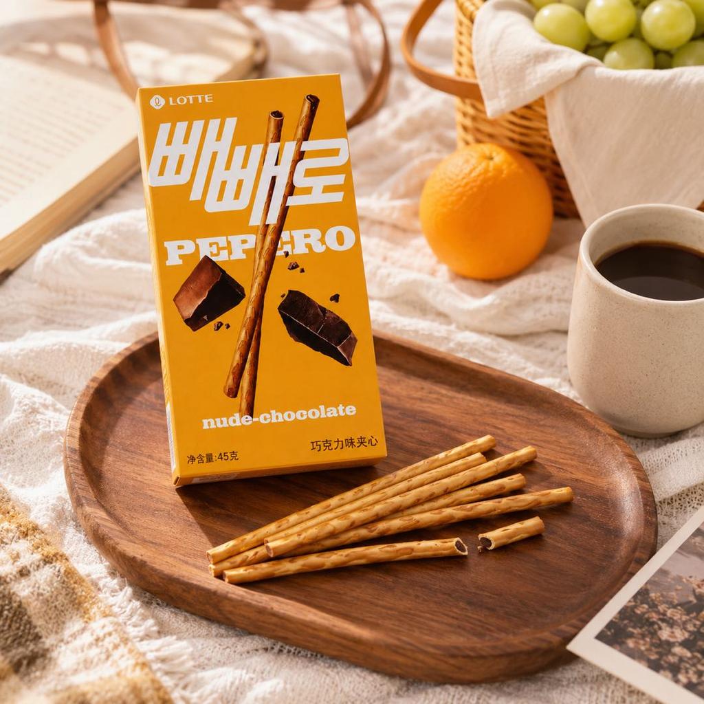 Печенье-палочки Lotte Pepero с шоколадной начинкой 45 г
