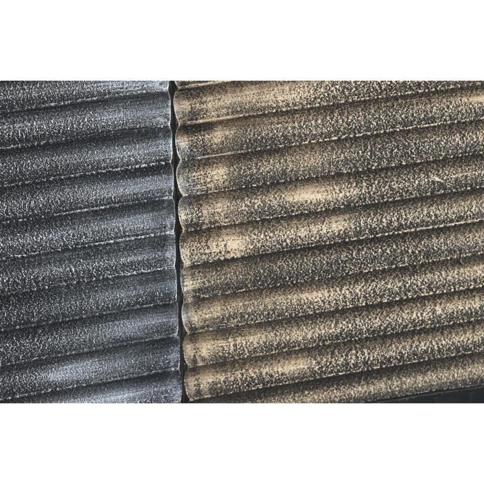 Décoration Murale - Glamour - MDF - Noir Et Doré - 91 X 3 X 91 Cm - Design Moderne