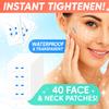 40 шт. лента для подтяжки лица для глаз, двойного подбородка и шеи, мгновенное подтягивание кожи, водостойкие, прозрачные патчи для формирования лица, лифтинг лица