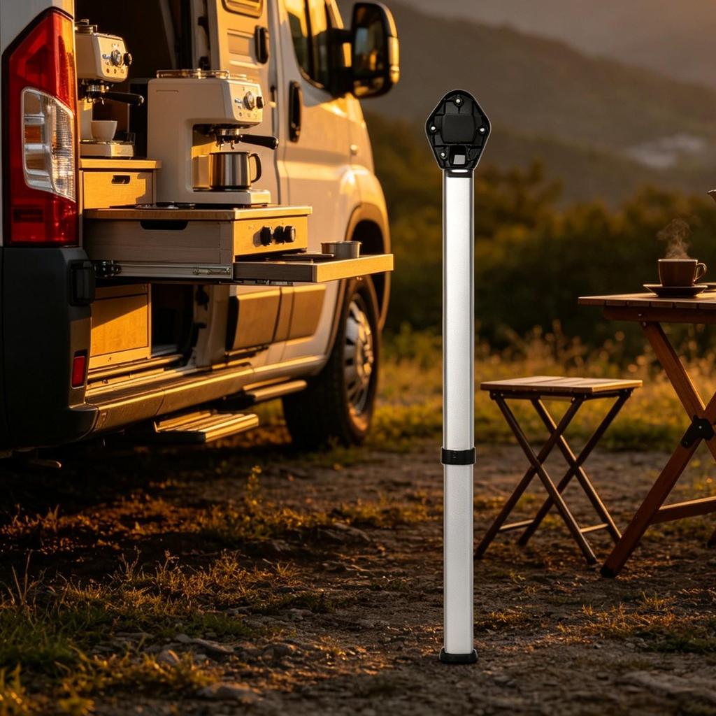Telescopic Table Leg Space-Saving Hardware Foldable for Yacht, Travel Vehicles
