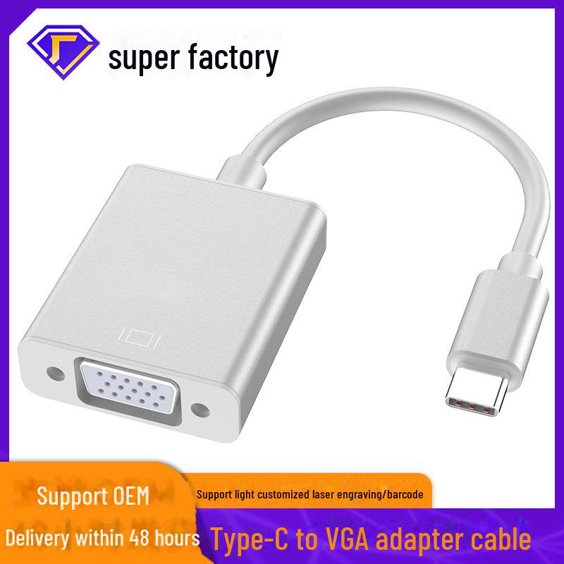 Адаптер Multi-Port Type-C to HDMI/VGA/DVI/DP для внешних дисплеев