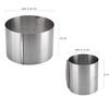 ADJUSTABLE CAKE TIN 20cm RIM FOR CAKES E-8110