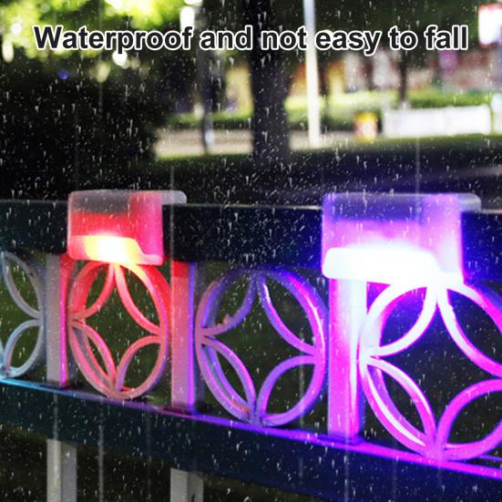 Солнечная палубная лампа Водонепроницаемый погодный IP65 Светостойкий датчик Простая установка Длинный срок службы Декоративный АБС-пластик