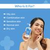 The Derma Co 2% Niacinamide Oily Skin Cleanser 125 ml Pack for Sensitive & Combination Skin