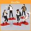 Pop Of King Майкл Джексон 4" Фигурки Набор из 5 фигурок с разными позами Кукла Подарок Статуэтка