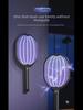 Electric Mosquito Swatter & Lamp: USB Rechargeable, Household Mosquito Killer, 2-in-1 Fly Swatter for Hot Selling Live Broadcasts.