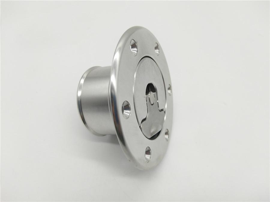 Universal Billet Aluminum Aircraft Style Fuel Cell Gas Cap With 6 Hole Anodized
