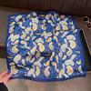 Women S Fashionable Cashew Flower Print Small Square Scarf Elegant Versatile