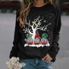 Толстовка с капюшоном большого размера для тренировок Kpop Ugly Xmas Sudadera женские толстовки с капюшоном Рождественская осень с длинным рукавом толстовка свободного кроя