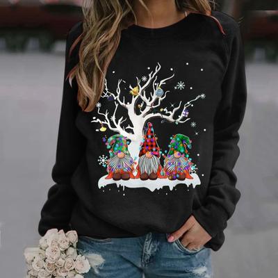 Толстовка с капюшоном большого размера для тренировок Kpop Ugly Xmas Sudadera женские толстовки с капюшоном Рождественская осень с длинным рукавом толстовка свободного кроя