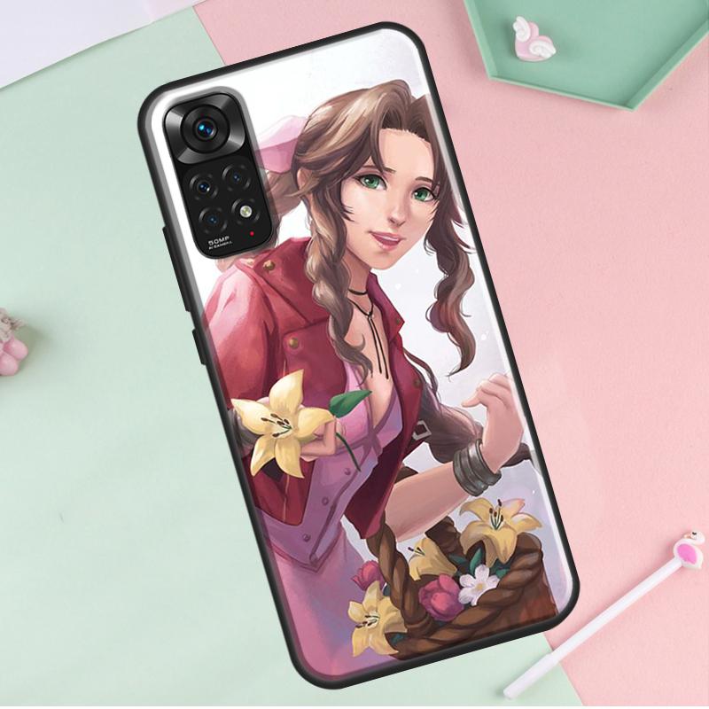 Аэрис Гейнсборо Final Fantasy Для Чехла Redmi Note 12 Pro Plus Для Redmi Note 10 8 9 11 Pro 12S 11S 10S 9S 9C 10C 12C Чехол