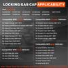 Запирающаяся крышка топливного бака с ключом для Jeep Wrangler Cherokee Grand Cheroke Dodge Challenger Ram 05278655AB