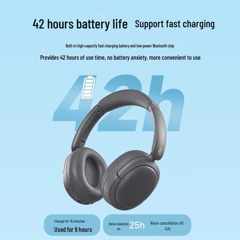 Edifier W800BT Беспроводные Bluetooth-наушники с активным шумоподавлением