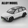 1/32 NIO ES8 SUV Alloy Car Model Toy Metal Diecast Simulation Off Road Vehicle Door Opened Pull Back Collection Toy for Boy Gift