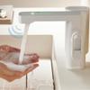 2 IN 1 Bathroom Basin Sink Faucet with Sensor Soap Dispenser Combination Touchless Bathroom Faucets Deck Mounted Sink Mixer Tap