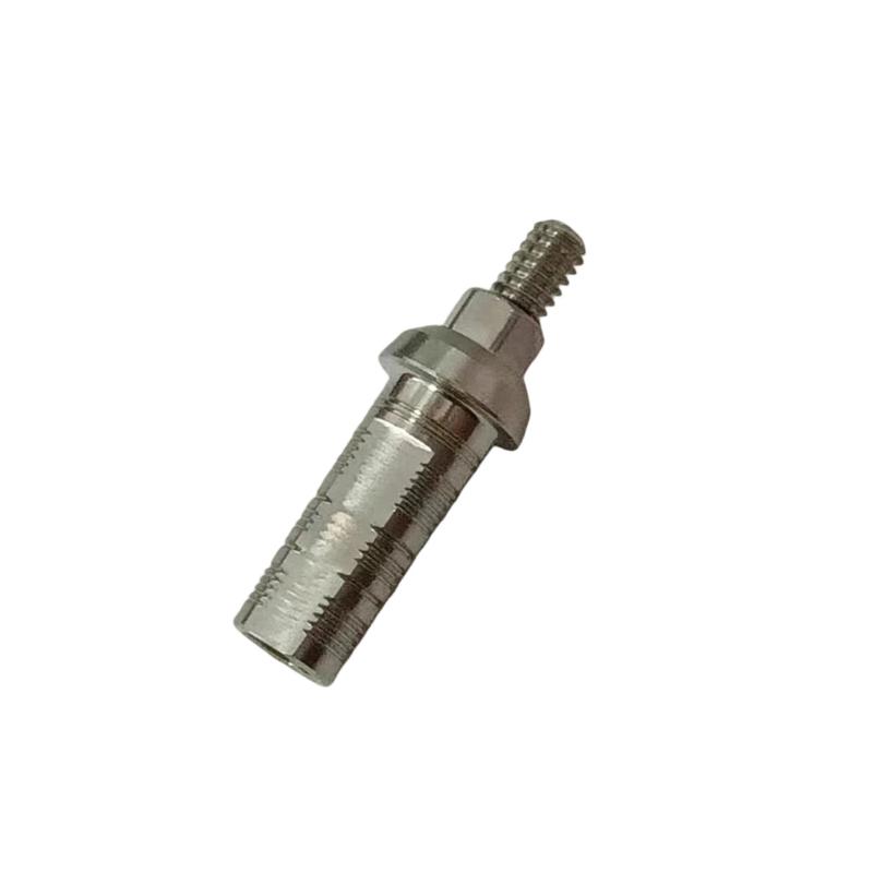 Dental Hex Base Screw 1 Piece Temporary Abutment Fit for Osstem Multi Unit Dental Implant Repair Accessories