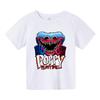 Summner Huggy Wuggy Kids Fashion Round Neck Short Sleeve Streetwear Korean Cartoon Boy Girl Games Kids3-12Y