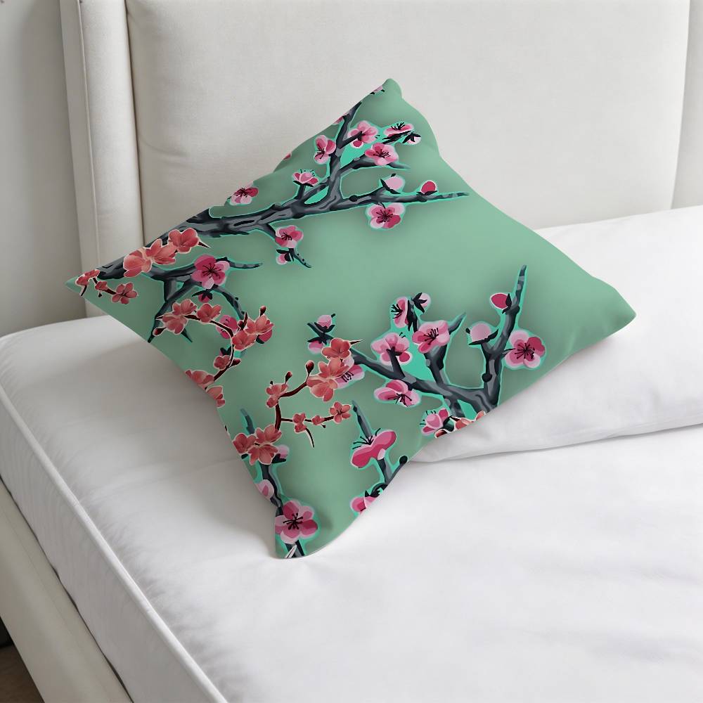 AArizonaa Iced Green Tea Printed Pillowcase Soft Polyester Pillow Cover Home Bedding Decor Print Gift No Pillow Core