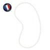 Necklace - - AAA+ Freshwater Cultured Pearl - 9-10 Mm - Natural White - 80 Cm