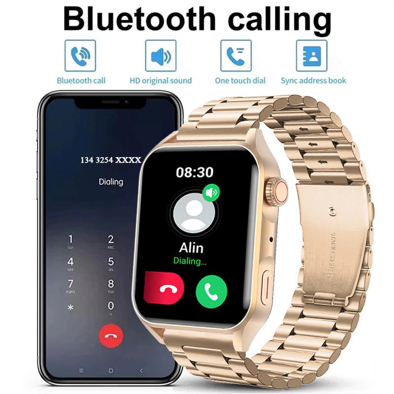 Nfc Bluetooth Call Smartwatch Women Amoled Hd Screen Always Display Time Custom Dial Smart Watch For Men Huawei Xiaomi