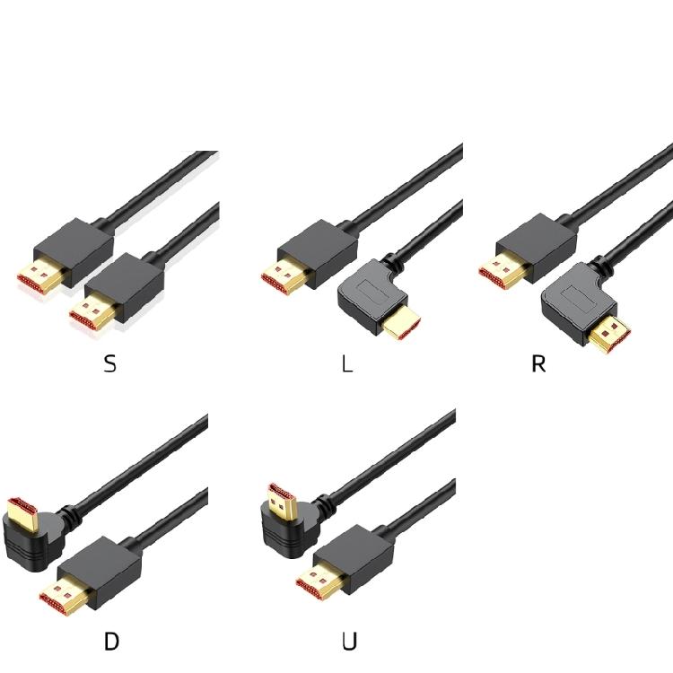 Кабель HDMI 2.0 4K@60Hz 18 Гбит/с с позолоченными разъемами для компьютера, телевизора, проекторов, игровых устройств