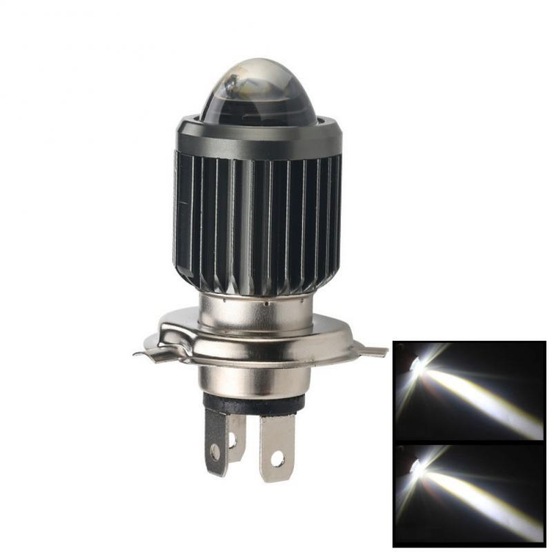 1 шт. мотоциклетная фара H4 BA20D 12 В светодиодная мото дальнего/ближнего света светодиодные лампы 12000 лм супер яркая противотуманная фара для автомотоцикла белый желтый