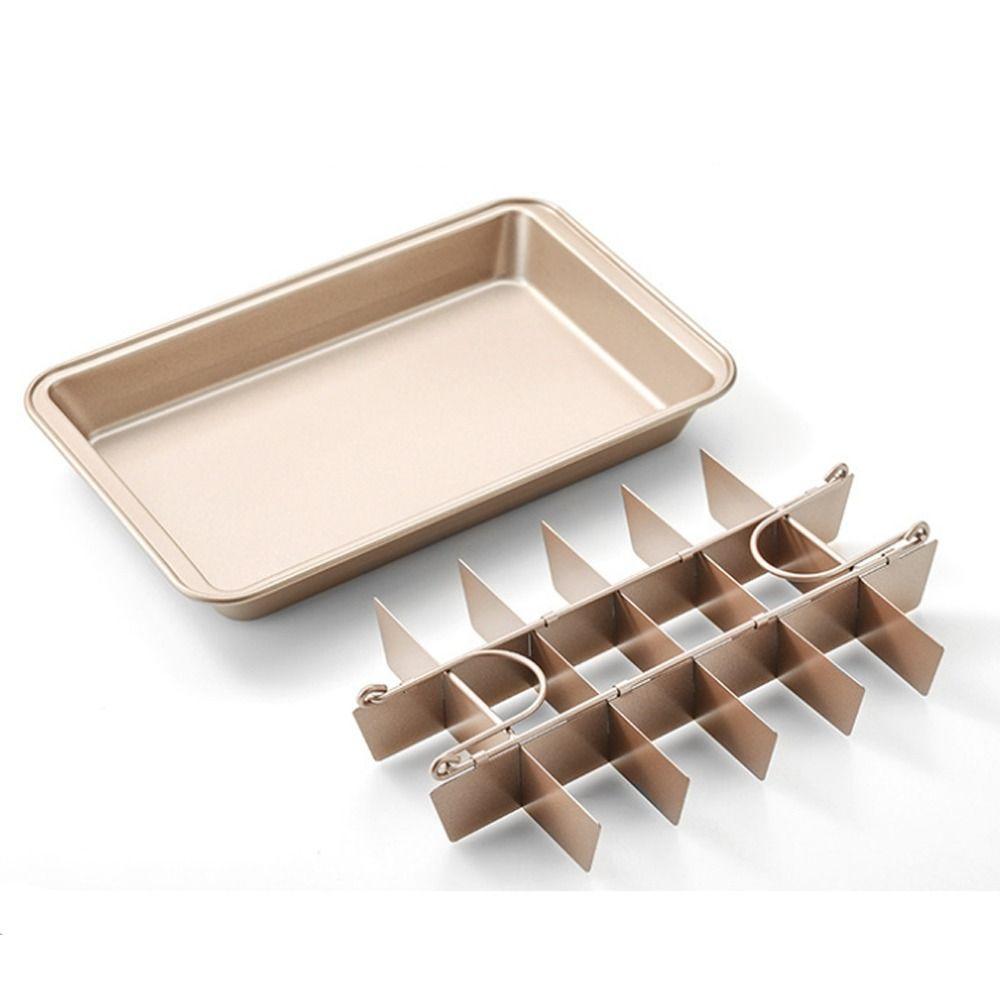 Инструмент для выпечки Антипригарная форма для брауни Утолщенная Многоразовая форма для выпечки брауни Креативная форма для торта Квадратный хлеб