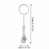 10PCS Zinc Alloy Wrench Keychains Sturdy Alloy Tool Ornaments Mini Mini Keychains  For Daily Use