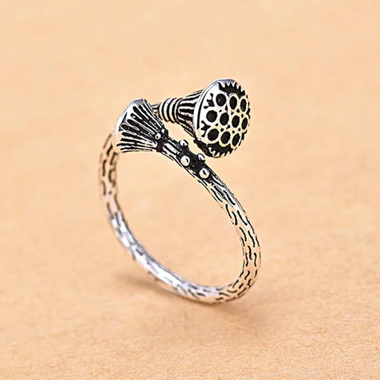 Женский тренд Персонализированное Открытое Живое Модное Ювелирное Кольцо Винтажные Кольца с Буквами