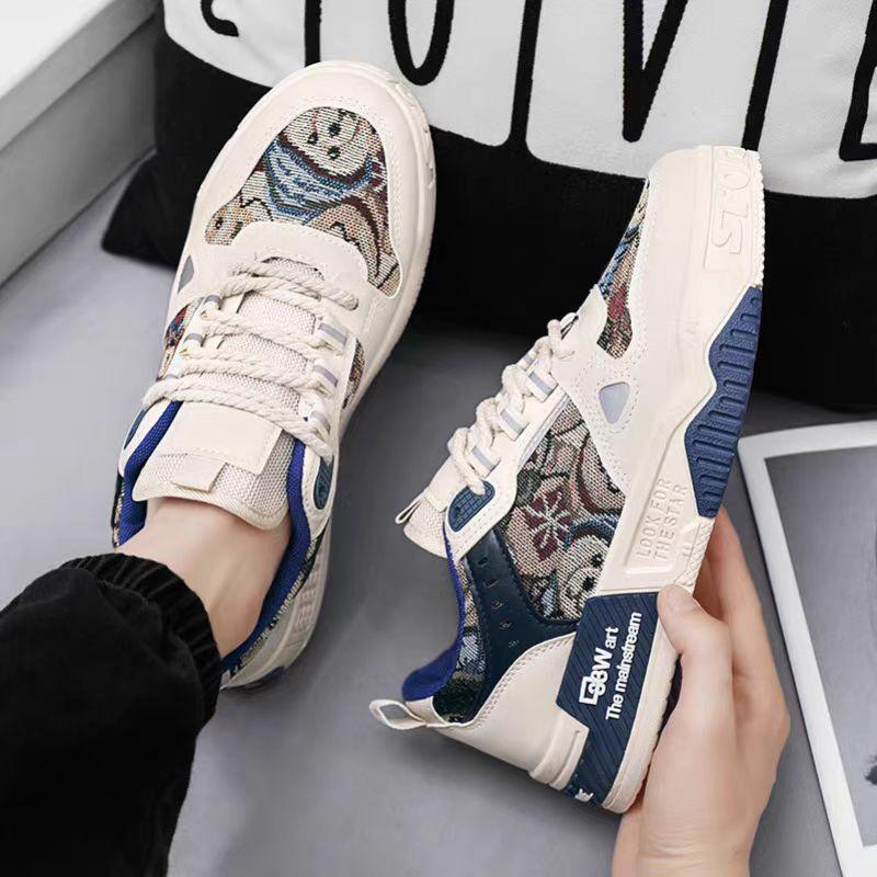 Мужская обувь весна-лето дышащая универсальная повседневная обувь для занятий спортом на толстой подошве модная обувь для активного отдыха