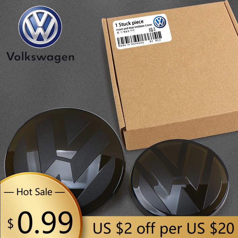 Для VOLKSWAGEN VW Для VW Volkswagen Golf MK6 MK7 MK8 TIGUAN POLO Модификация автомобиля Наклейка с логотипом Не влияет на ACC Передний Задний значок