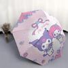 International Women's Day,My Melody Automatic Folding Umbrella-Simple 8-Rib Design, Bright Cartoon Pattern, Durable Iron Frame, Suitable For