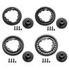 Hardened Steel 46T 23T Gear Set Compatible With Multiple RC Models For Enhanced Power Transmission Efficiency