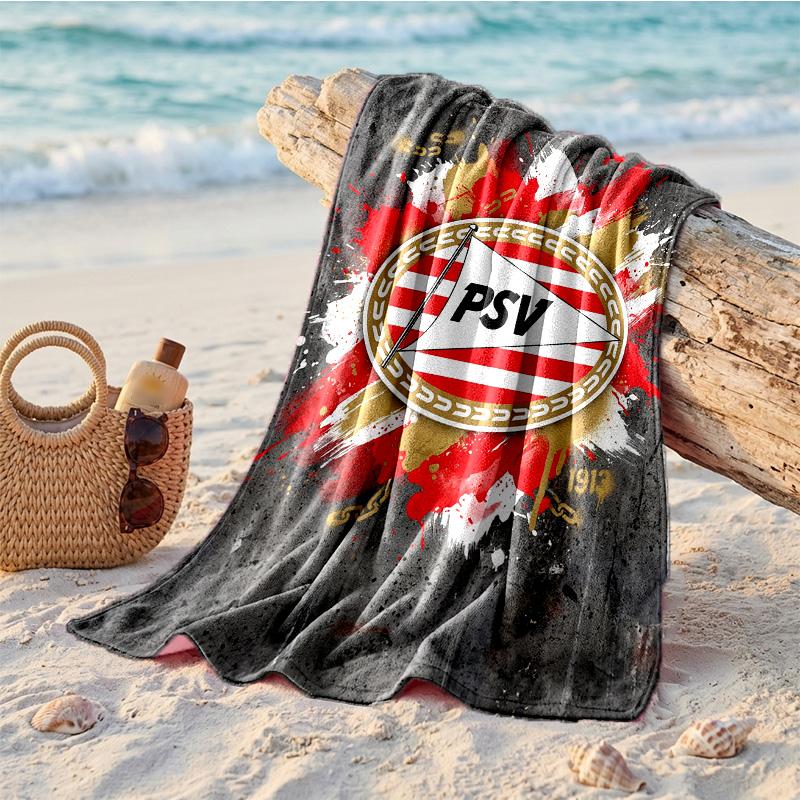 PSV Eindhoven FC Print Microfiber Beach Towel Quick Dry Absorbent Large Towel For Beach Swimming Travel
