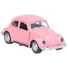 1:36 Diecast Metal Car Model Vintage Pull Back Car Toy Vehicle Collection for Kids Deep Pink