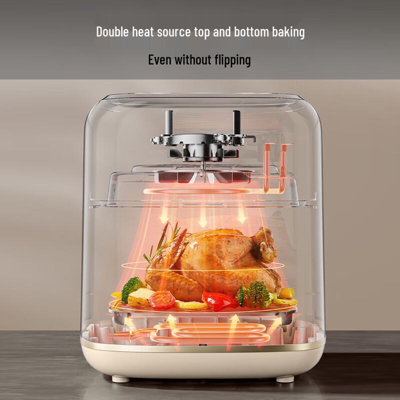 Joyoung 6.5L Smart Air Fryer with No-Flip Design CN plug (adapter included)