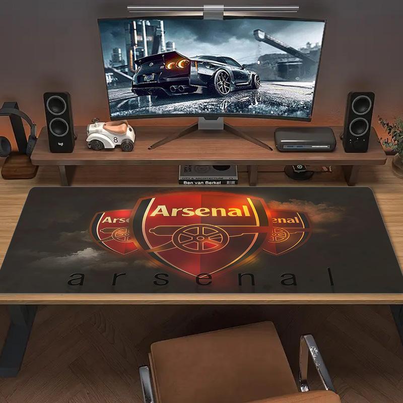 Arsenal Football Club3 Print Cushion Non-slip Laptop Tablet Big Mousepad XXL Mat Mini PC Playmat With Lock edge
