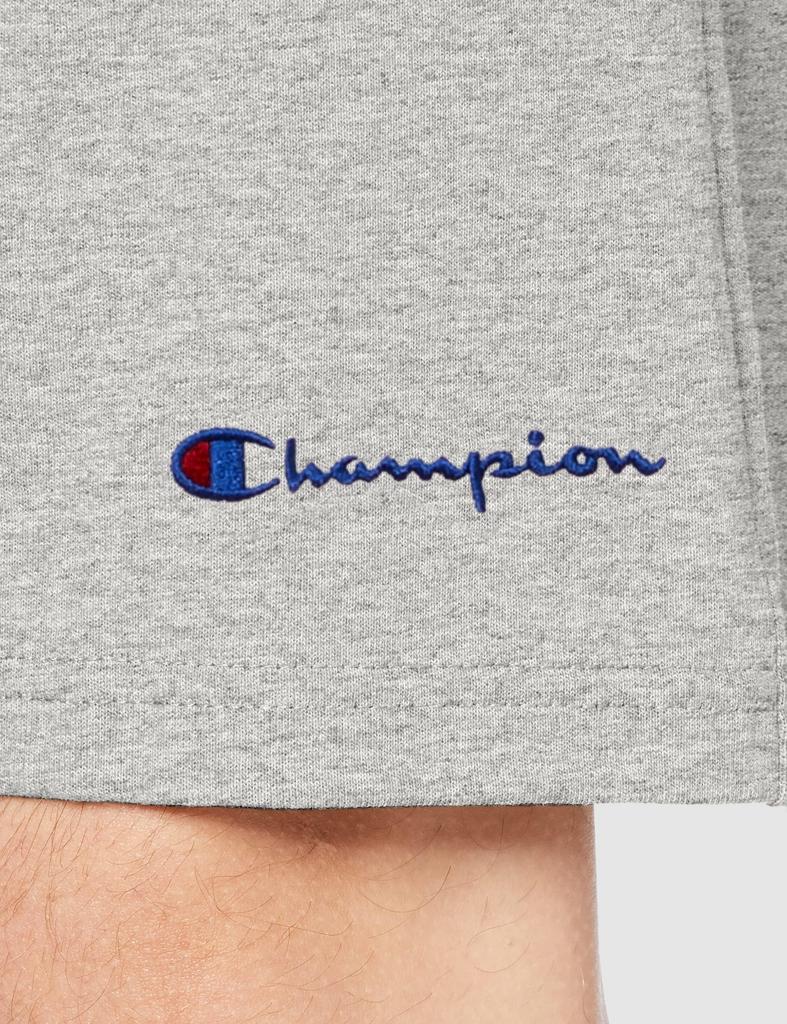 Champion ХЛОПОК Графический логотип Оксфордские шорты L, 100% хлопок, США, Шорты, Базовый, C3-X518, Мужские, Серый,