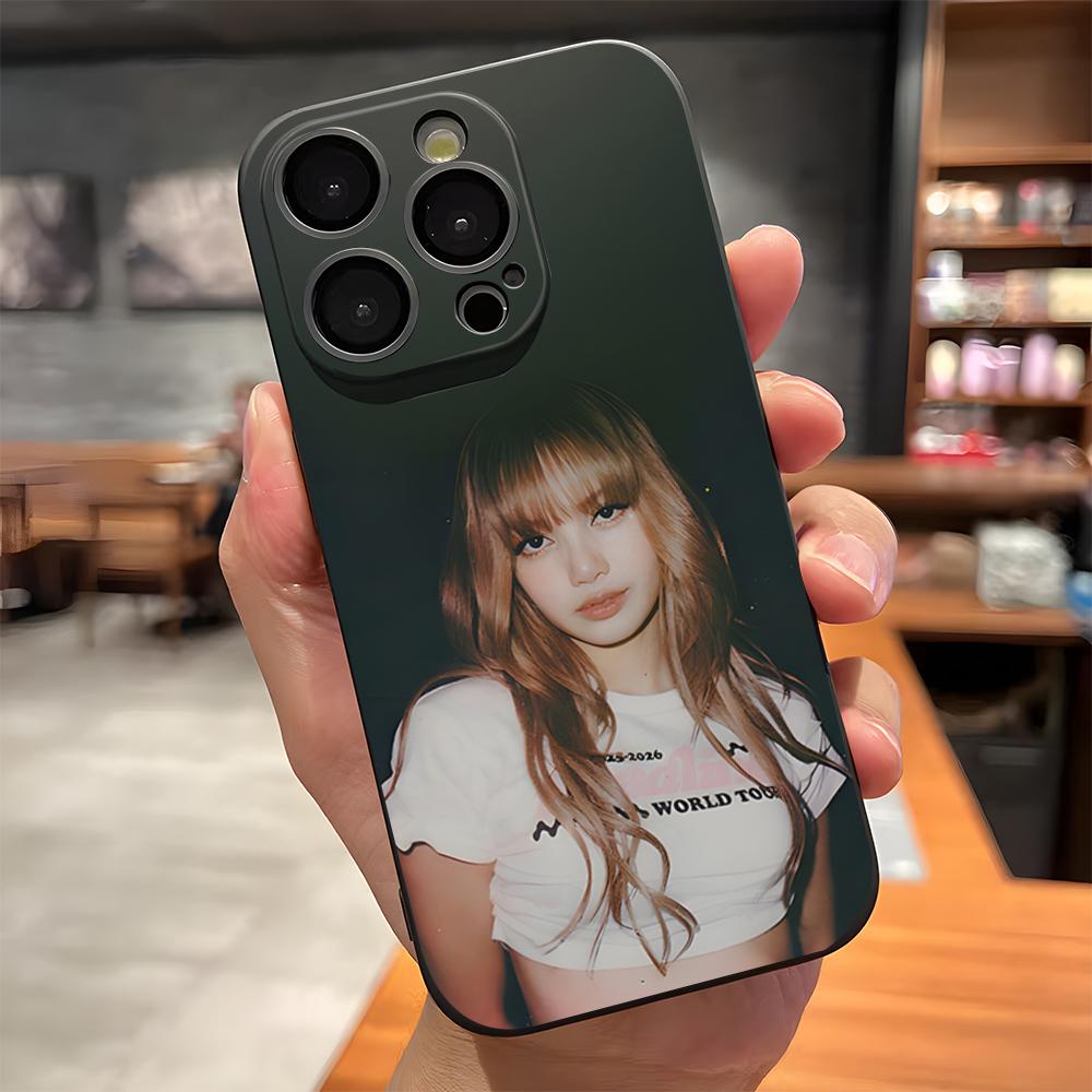 Чехол для телефона L-Lisa L-Lalisa для IPhone 17 Pro Max 15 Pro 16 14 Plus 12 13 Mini 11 Pro Ударопрочный Мягкий Чехол