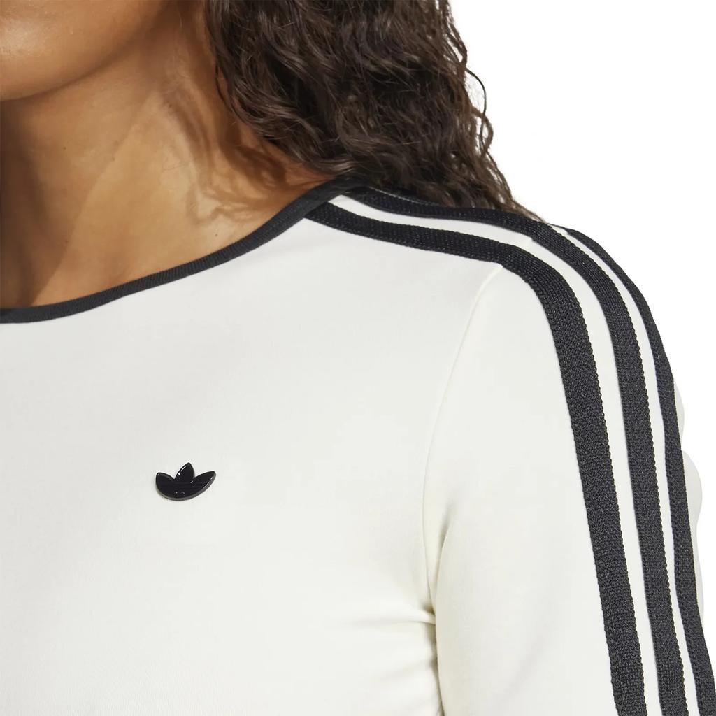 adidas Женская футболка премиум-класса Cali с тремя полосками, белая, женская уличная одежда JD5467