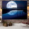 Moon Background Style Large Tapestry Wall Hanging  Geometry Hippie Tapestry Home Room Decor Aesthetic Decoration