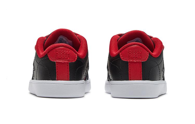 Converse Star Court 2V На липучках Низкие Детские Кроссовки Черный Красный Младенцы и Малыши 766485C