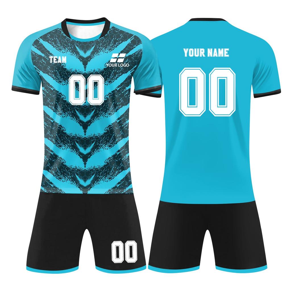 Personalised Shirts Kit Mens Girls With Name Number Custom Football Jerseys For Boys Training Suit
