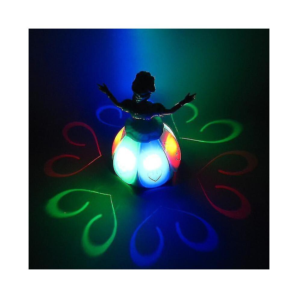 Snow Dance Doll Frozen Elsa Dancing Rotating Singing Flashing Christmas Gift