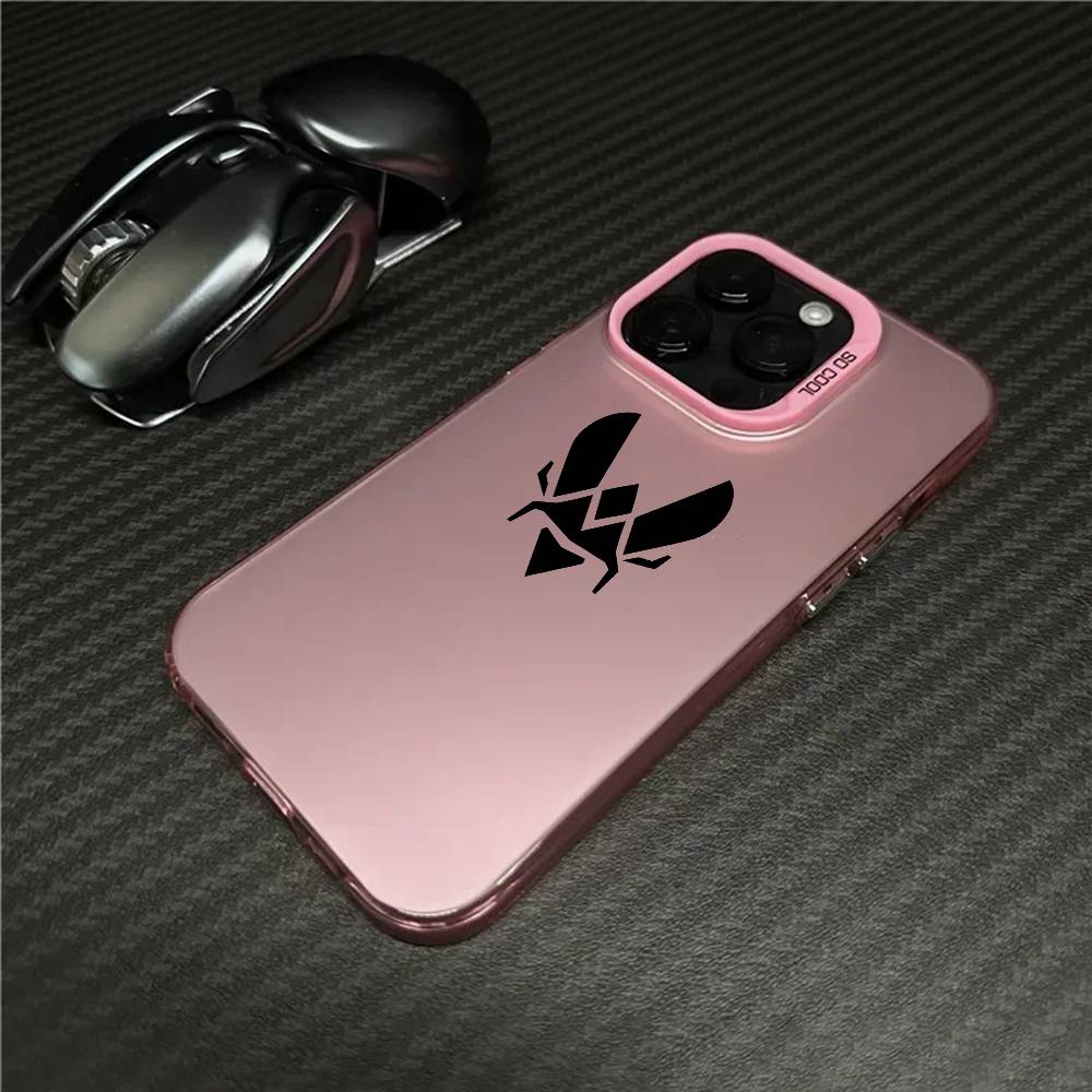 Чехол для телефона с логотипом команды CS2 Vitality для iPhone 16 15 14 13 12 11 Plus Pro Max, разноцветный, лазерный Aurora, противоударный, Funda Cover