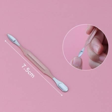 Ecarla Zestaw Akcesoriów Do Manicure W Etui Różowa Świnka Ak07
