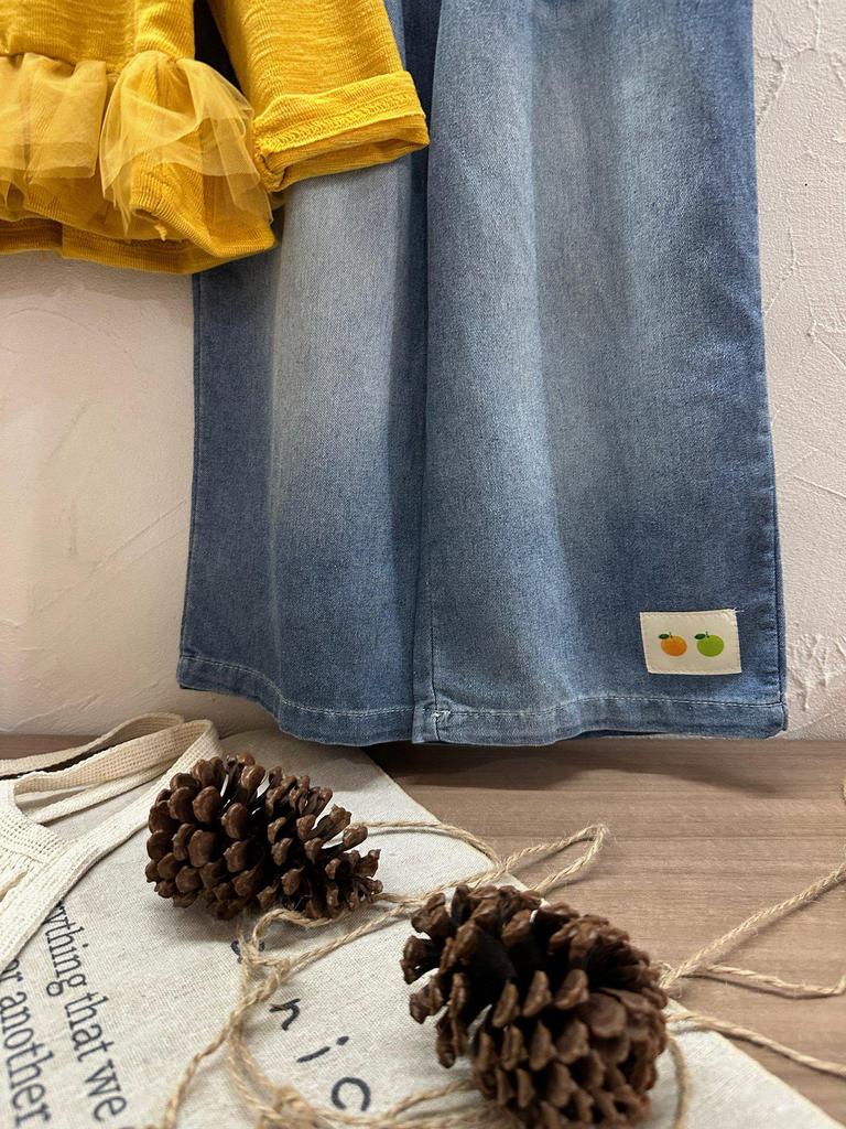 Корейский комплект для девочек: Кардиган и Джинсы (двухпредметный)